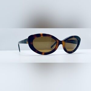 Vintage Calvin Klein 4008 Tortoise Oval Sunglasses Frames Only